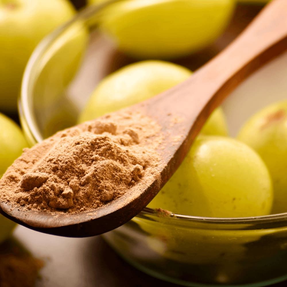 Amla powder deals for grey hair